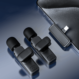 Blavec Mikrofon belaidis mikrofonas x 2 MK-01 ClipGo Typ C (LMMK01-B) juodos spalvos - Image 2