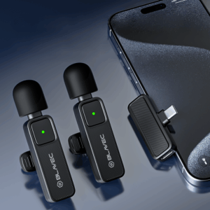 Blavec Mikrofon belaidis mikrofonas x 2 MK-01 ClipGo Typ C (LMMK01-B) juodos spalvos - Image 3