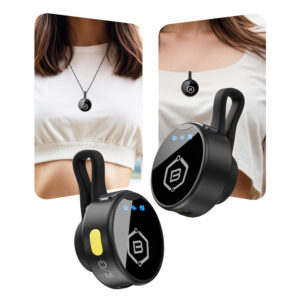 Blavec Mikrofon belaidis mikrofonas x 2 MK-02 ClipGo Combo: Typ C, Lightning, BT (LMMK02-B) juodos spalvos - Image 3