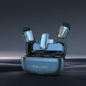 Blavec Mikrofon belaidis mikrofonas x 2 MK-03 ClipGo Typ C (LMMK03-S) sidabrinės spalvos - Image 3