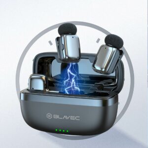 Blavec Mikrofon belaidis mikrofonas x 2 MK-03 ClipGo Typ C (LMMK03-S) sidabrinės spalvos - Image 9