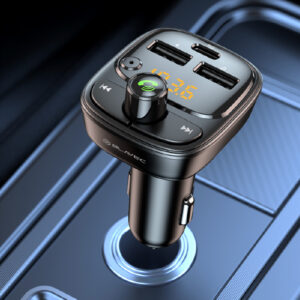 Blavec Transmiter FM Flash TR-06 MP3, Bluetooth - 2xUSB + Typ C - PD 30W (TFMFTR06-B) juodos spalvos - Image 5