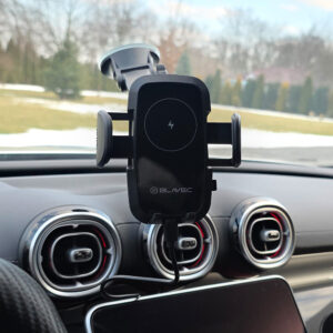 Blavec automobilinis telefono laikiklis su belaidžiu įkrovimu BHC-03 15W (BHC03-WIB) juodos spalvos - Image 3