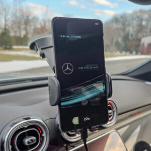 Blavec automobilinis telefono laikiklis su belaidžiu įkrovimu BHC-03 15W (BHC03-WIB) juodos spalvos - Image 4