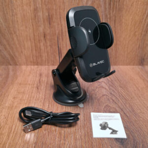 Blavec automobilinis telefono laikiklis su belaidžiu įkrovimu BHC-03 15W (BHC03-WIB) juodos spalvos - Image 7