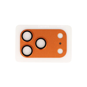 Apsauginis stiklas Tel Protect 95% AR+AF Full Metal Camera Protector on camera skirta Apple iPhone 17 Pro Max orange (camera island) - Image 2