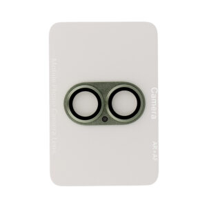 Apsauginis stiklas Tel Protect 95% AR+AF Full Metal Camera Protector on camera skirta Apple iPhone 17 green (camera island) - Image 2