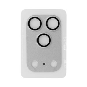 Apsauginis stiklas Tel Protect 95% AR+AF Full Metal Camera Protector on camera skirta Apple iPhone 17 Pro silver (camera island) - Image 2