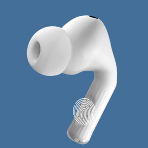 Blavec ausinės Bluetooth TWS BW-05 Flow (BW05F-W) baltos spalvos - Image 5