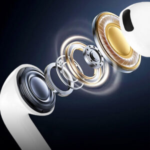 Blavec ausinės Bluetooth TWS BW-06 Soul (BW06S-W) baltos spalvos - Image 7