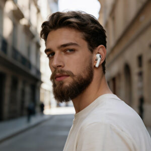 Blavec ausinės Bluetooth TWS BW-06 Soul (BW06S-W) baltos spalvos - Image 9