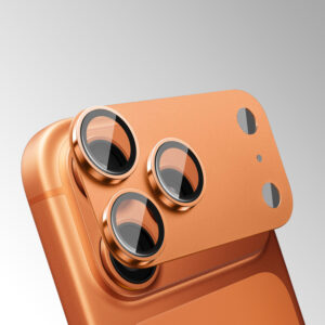 Apsauginis stiklas Tel Protect 95% AR+AF Full Metal Camera Protector on camera skirta Apple iPhone 17 juodos spalvos (camera island) - Image 6