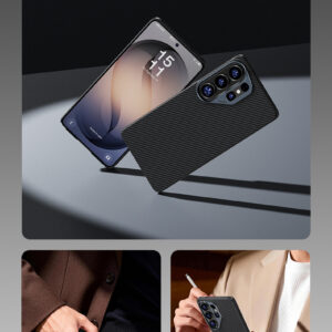 Benks Magnetic Armor Air Kevlar dėklas Metal Frame 600D (J048) skirtas Samsung Galaxy S26 black - Image 9