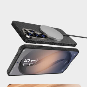 Benks Magnetic Armor Air Armor Grid Kevlar dėklas Metal Frame 600D (E048) skirtas Samsung Galaxy S26 black - Image 7