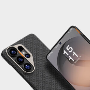 Benks Magnetic Armor Air Armor Grid Kevlar dėklas Metal Frame 600D (E048) skirtas Samsung Galaxy S26 black - Image 8