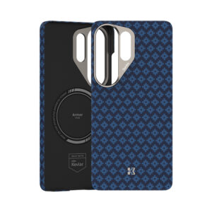 Benks dėklas Magnetic Armor Air Armor Grid Kevlar Metal Frame 600D (A050) skirtas Samsung Galaxy S26 Ultra mėlynos spalvos - Image 2
