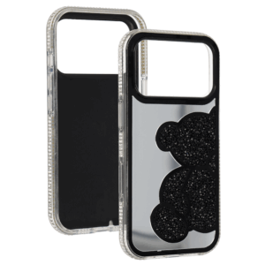 Teddy Bear dėklas skirtas Samsung Galaxy A57 5G juodos spalvos - Image 4