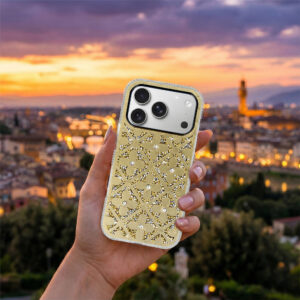 Flower dėklas skirtas Samsung Galaxy S26 Plus gold - Image 7