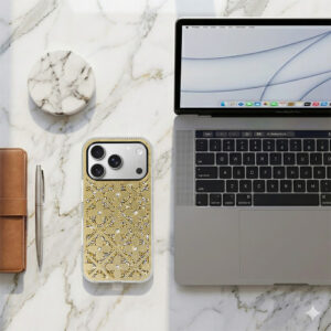Flower dėklas skirtas Samsung Galaxy S26 aukso spalvos - Image 6