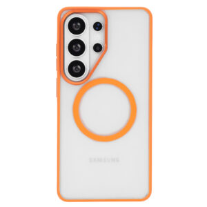 Liavec Soft dėklas Metal Frame skirtas Samsung Galaxy S26 Ultra orange - Image 3