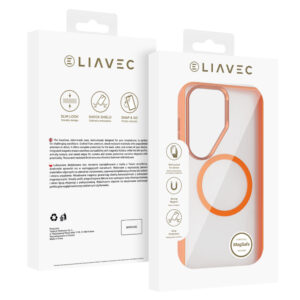 Liavec Soft dėklas Metal Frame skirtas Samsung Galaxy S26 Ultra orange - Image 7