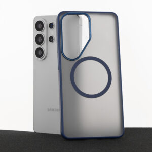 Liavec Soft dėklas Metal Frame skirtas Samsung Galaxy S26 Ultra blue - Image 6