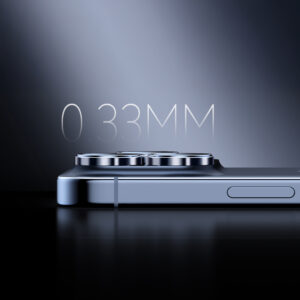 Rock Apsauginis stiklas Pure Series Camera Lens na aparat skirtas Apple iPhone 17 Pro/17 Pro Max (objektyvui 3 vnt) orange - Image 2