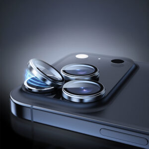 Rock Apsauginis stiklas Pure Series Camera Lens na aparat skirtas Apple iPhone 17 Pro/17 Pro Max (objektyvui 3 vnt) orange - Image 4