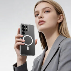 Rock dėklas Crystal Transparent Series Magnetic skirtas Samsung Galaxy S26 Ultra skaidrus - Image 3