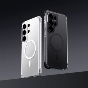 Rock dėklas Crystal Clear Magnetic Series skirtas Samsung Galaxy S26 Plus skaidrus-juodas - Image 2