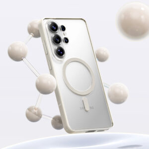 Rock dėklas Crystal Armor Series Magnetic skirtas Samsung Galaxy S26 Ultra juodos spalvos - Image 4