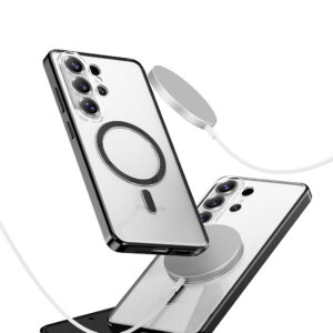 Rock dėklas Crystal Armor Series Magnetic skirtas Samsung Galaxy S26 Ultra juodos spalvos - Image 6