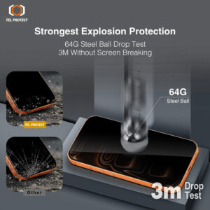 Apsauginis stiklasTel Protect 10X Privacy DLC Diamond Coating skirtas Samsung Galaxy S26 (with fingerprint unlock) - Image 9