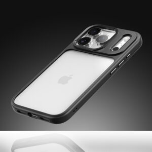 Rock dėklas Guard Lens Protection Series skirtas Apple iPhone 17 skaidrus-juodas - Image 5