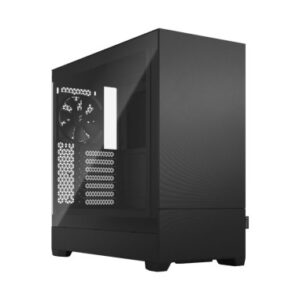 Kompiuterio korpusas Fractal Design Pop Silent TG Clear, ATX, juodas
