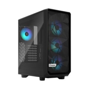 Kompiuterio korpusas Fractal Design Meshify 2 Compact Lite RGB, Mid-Tower, juodas