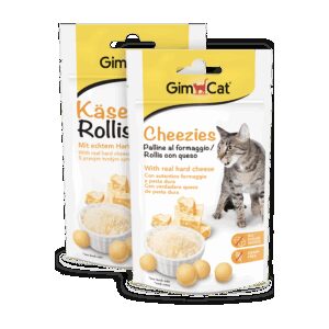 GimCat Cheezies skanėstai katėms su sūriu 50g