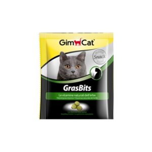 GimCat Grasbits skanėstai katėms su žole 50g - Image 2