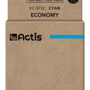 Actis KC-571C rašalas (Canon CLI-571C pakaitalas; standartinis; 12 ml; mėlynas)