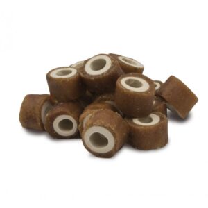 Hau&Miau minkšti mini žuvies žiedai 500g - Image 2