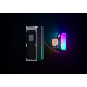 Vandens aušintuvas procesoriui Hyte Q60 THICC 240mm AIO, juodas/baltas, 288 x 84 mm - Image 2