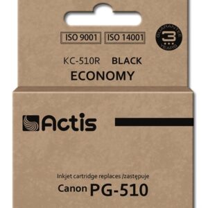 Actis KC-510R rašalas (Canon PG-510 pakaitalas; standartinis; 12 ml; juodas)