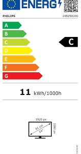 Philips 1000 series 24E2N1100LB/00 kompiuterio monitorius 60,5 cm (23.8") 1920 x 1080 pikseliai „Full HD“ LCD Juoda - Image 4
