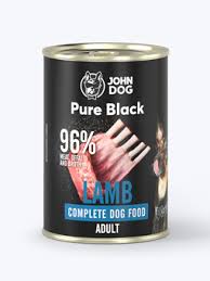 John Dog Pure Black dorosły jagnięcina šlapias maistas šunims 800g