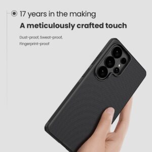 Nillkin Super Frosted PRO Back dėklas skirtas Samsung Galaxy S26 Ultra juodos spalvos - Image 2