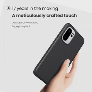 Nillkin Super Frosted PRO Back dėklas skirtas  OnePlus 15R juodos spalvos - Image 2