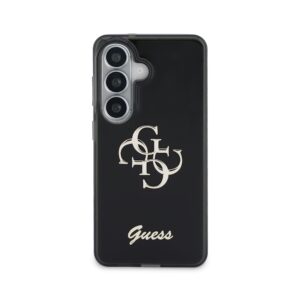 Guess IML 4G Script Metal Logo dėklas skirtas Samsung Galaxy 26 juodos spalvos - Image 2
