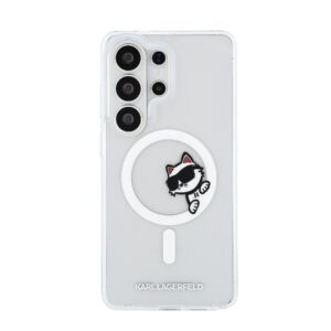Karl Lagerfeld IML Choupette Peekaboo Logo Magnetic dėklas skirtas Apple iPhone Samsung Galaxy S26 Ultra skaidrus - Image 2