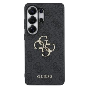 Guess PU 4G Metal Logo dėklas skirtas Samsung Galaxy S25 Ultra pilkos spalvos - Image 2