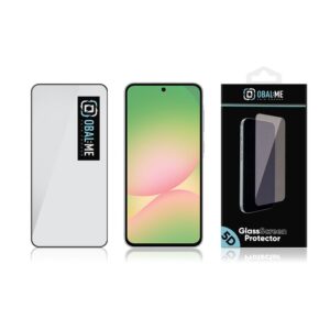 OBAL:ME 5D Apsauginis stiklas Screen Protector skirtas Samsung Galaxy A37 5G/A57 5G Black - Image 2